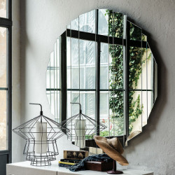 Зеркало Stripes круглое Cattelan Italia