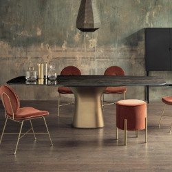 Стол Podium Marble овальный