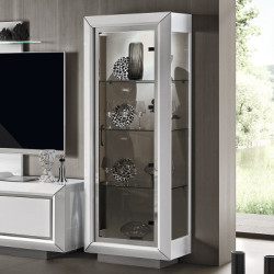 1-дверная итальянская витрина Camelgroup Elite bianco
