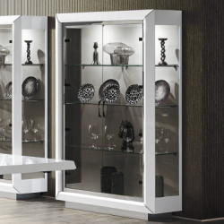 Итальянская 2дв. витрина Camelgroup Elite bianco