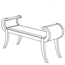 Банкетка Maia Nabuk Tortora col.12