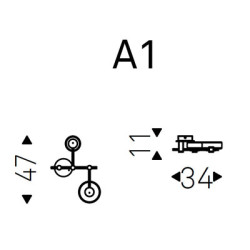 Настенное бра Cattelan Circuit