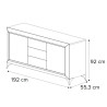 Витрина Prestige 2дв.