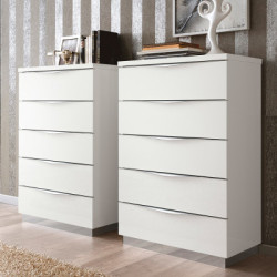 Комод Onda White высокий