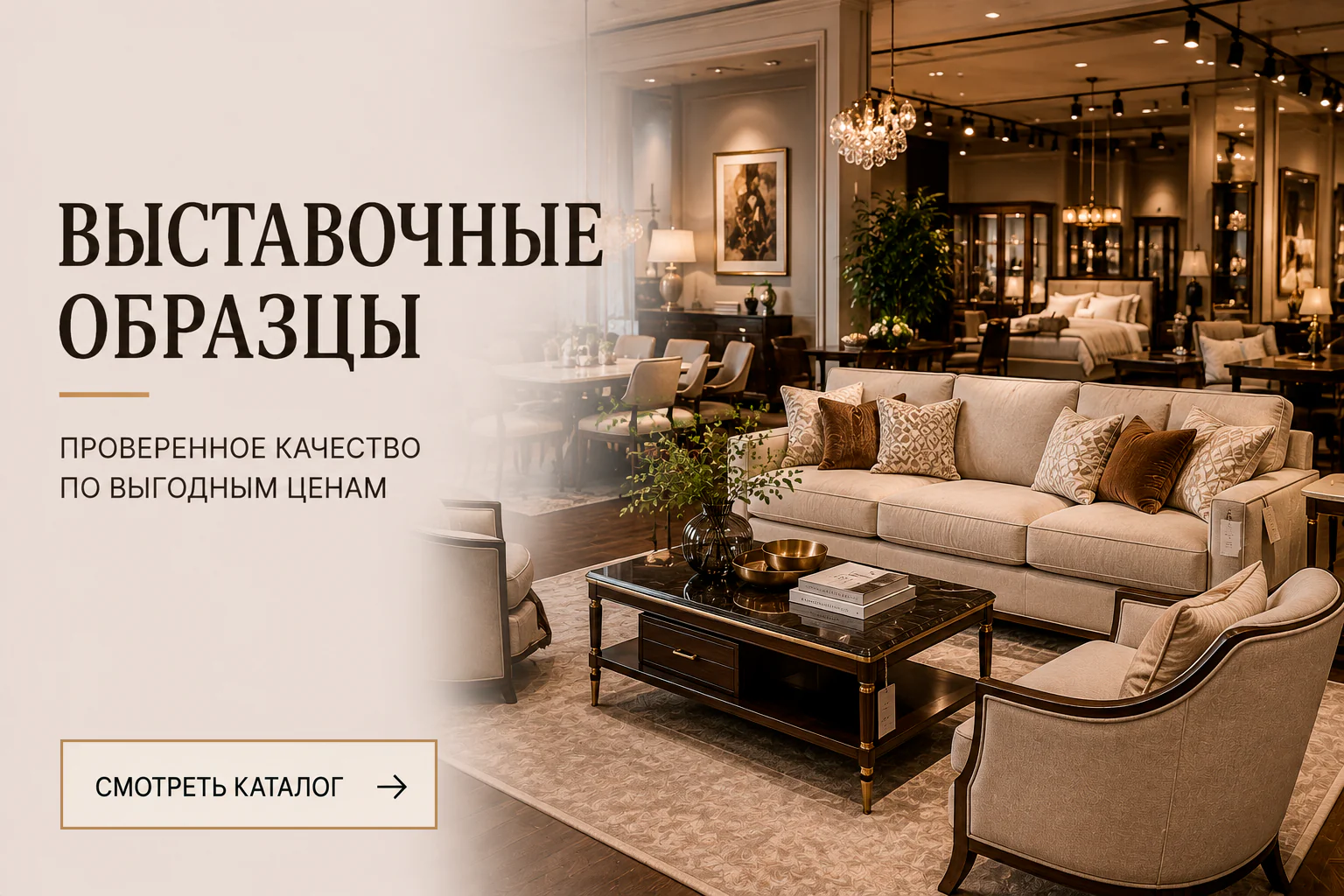 Распродажа выставочных образцов итальянской мебели